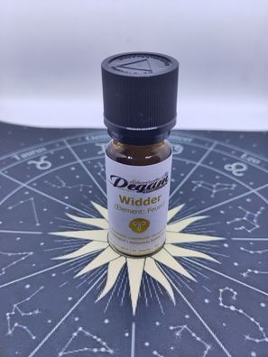 Sternzeichenöl "Widder", 10 ml (Mischung aus 100% naturreinen Ätherischen Ölen)