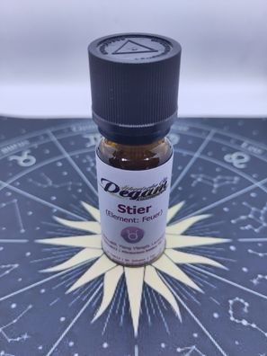 Sternzeichenöl "Stier", 10 ml (Mischung aus 100% naturreinen Ätherischen Ölen)