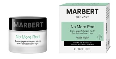 Marbert No More Red Creme gegen Rötungen - leicht Normale & Mischhaut 50 ml