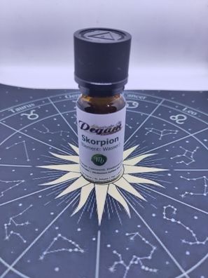 Sternzeichenöl "Skorpion", 10 ml (Mischung aus 100% naturreinen Ätherischen Ölen)