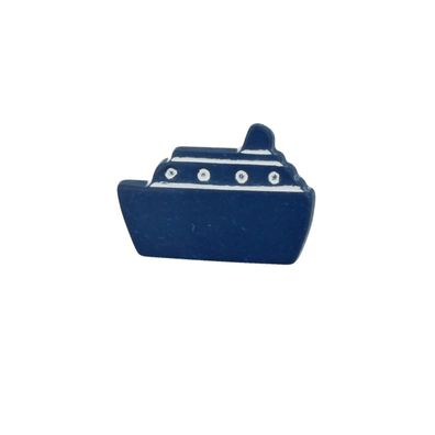 Möbelknopf Kinderzimmerknopf Schrankknopf Modell Blaues Schiff