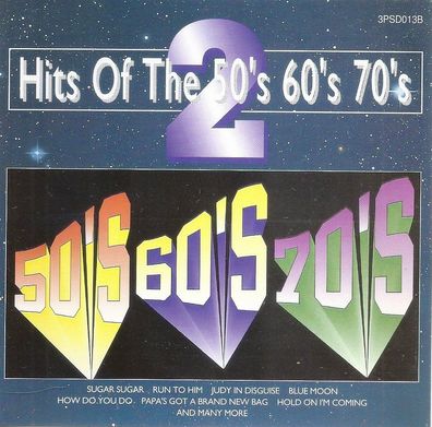 CD: Hits Of The 50´ 60´ 70´ Volume Two - Long Island Music 3PSD013B