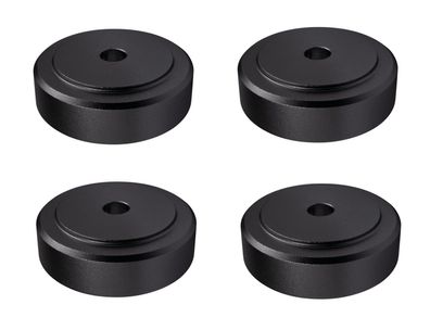 Dynavox Aluminium Füsse Midi schwarz / für Geräte oder LS / 4er Set/ ...40 kg!