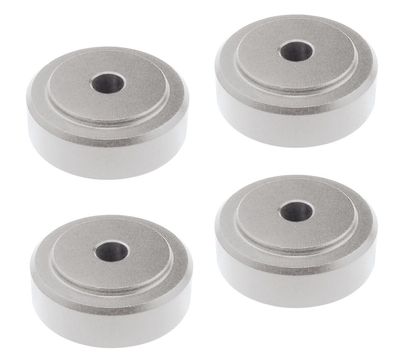 Dynavox Aluminium Füsse Mini silber / für Geräte oder LS / 4er Set/ ...25 kg!