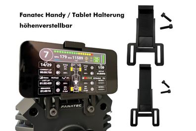 V3 Fanatec Handy / Tablet Halterung, h?henverstellbar SIM Racing Rig Dashboard