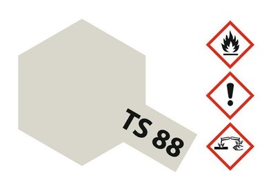 Tamiya 85088 - Acryl Spray Farbe - - Ts-88 Titan Silber (100ml) - Neu