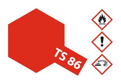 Tamiya 85086 - Acryl Spray Farbe - - Ts-86 Brilliant Rot (100ml) - Neu