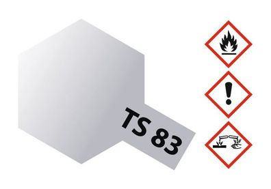 Tamiya 85083 - Acryl Spray Farbe - - Ts-83 Metallic Silber Glänzend