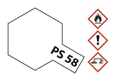 Tamiya 86058 - Lexan Spray Farbe - Ps-58 Perleffekt Klar (100ml)