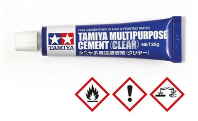 Tamiya 87188 - Tamiya Multipurpose Cement Clear 20Gr - Neu