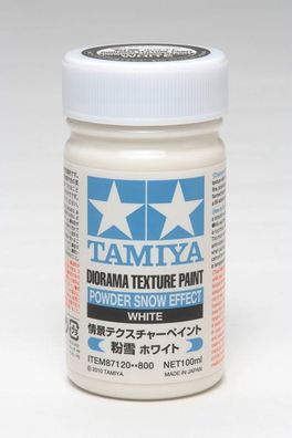 Tamiya 87120 - Diorama Texturfarbe - Pulverschnee-Effekt Weiss 100m