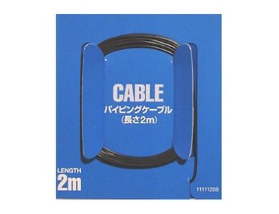 Tamiya 12678 - Cable, OD 1.0mm black - Neu