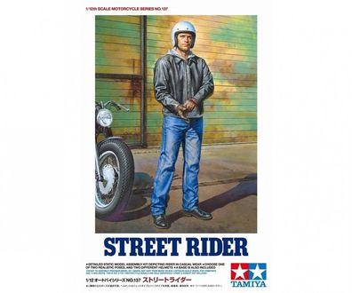 Tamiya 14137 - 1/12 Figur Street Rider - Neu