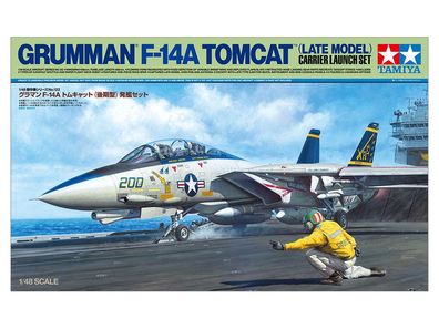 Tamiya 61122 - 1/48 Grumman F-14A Tomcat (Late Model) Carrier Launch Set
