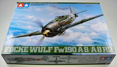 Tamiya 61095 - 1/48 WWII Dt. Focke Wulf Fw190 A-8/ A-8 R2 - Neu