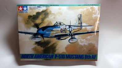 Tamiya 61040 - 1/48 WWII Us North American P-51D Mustang - 8Th Af - Neu