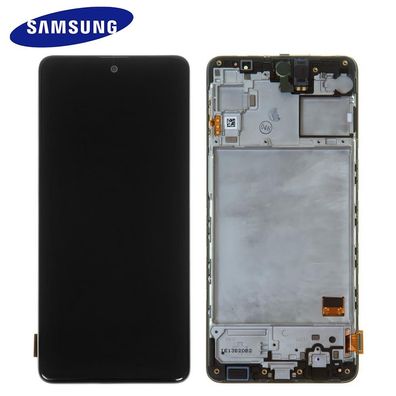 Original Samsung Galaxy M31s SM-M317F LCD Display Touch Screen (Service Pack) Schwarz