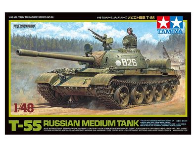 Tamiya 32598 - 1/48 Russian Medium Tank T-55 - Neu