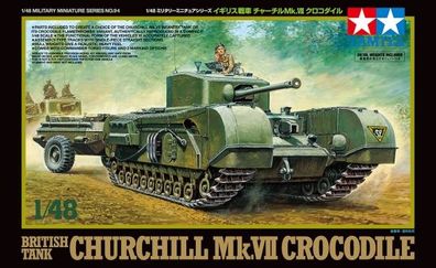 Tamiya 32594 - 1/48 WWII British Tank Churchill Mk. Vii Crocodile - Neu