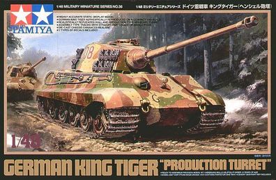 Tamiya 32536 - 1/48 WWII German King Tiger Production Turret - Neu