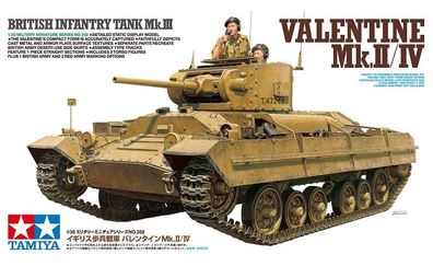 Tamiya 35352 - 1/35 British Infantry Tank Mk. III Valentine Mk. II/ Iv - Neu