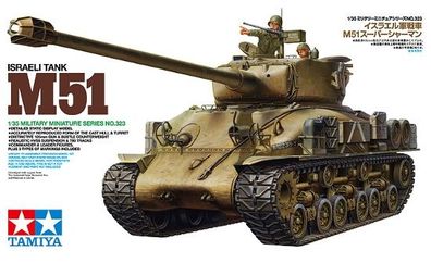 Tamiya 35323 - 1/35 Israelischer Panzer M51 Super 105mm - Neu