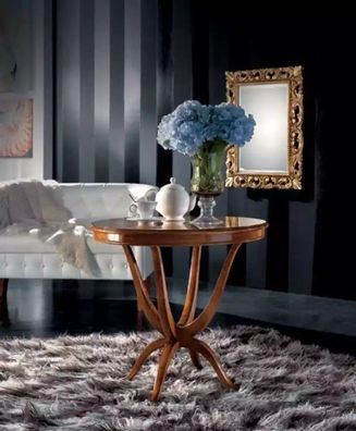 Couchtisch Luxus Klassischer Design Kaffee Tische Wohnzimmer Rund Neu