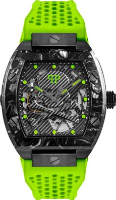 Philipp Plein PWBAA0822 $KELETON $PORT-MASTER GREEN FLUO schwarz grün Herren Uhr