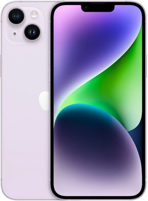 Apple iPhone 14 Plus 128GB Violett inkl. Silikon & Schutzglas - Wie Neu