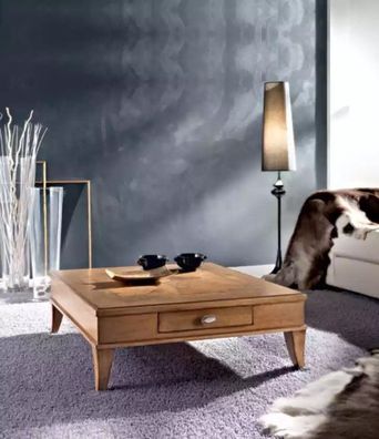 Design Couchtisch Tische Quadratisch Holz Wohnzimmer Tisch Luxus Möbel