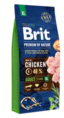 Brit Premium by Nature Adult XL Chicken 15kg. Trockenfutter