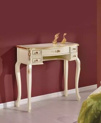 Konsolentisch Design Holz Tisch Konsole Klassischer Luxus Sideboard Möbel
