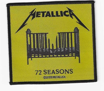 Metallica 72 Seasons gewebter Aufnäher / woven Patch 100% offizielles Merch
