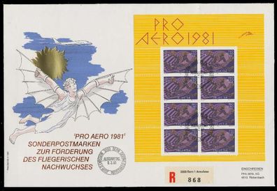Schweiz BLOCK Kleinbogen 1980-1989 Nr 1196 ESST X026392