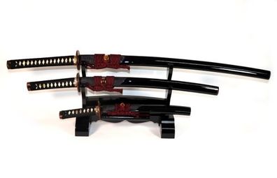 Yamamoto Schwerter-Set mit 18-mal gefalteter Klingen Feng Lin Handgeschmiedetes Samur