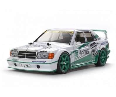 Tamiya 300058656 - 1:10 Rc Mb 190E Debis Zakspeed Tt-01E - Neu