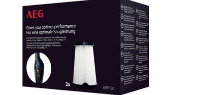 AEG 9001683755, AEF150 Filter 2 Stück für CX7... Flexibility Akkuhandstaubsauger