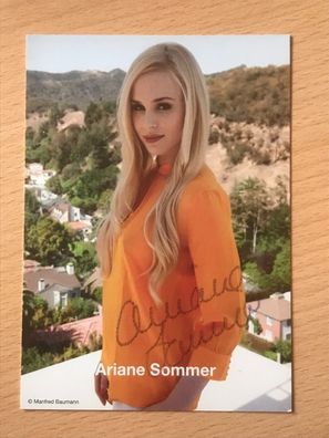 Ariane Sommer Autogrammkarte orig signiert Schauspieler Comedy #6337