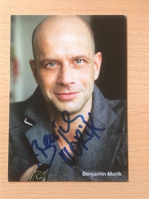 Benjamin Morik Autogrammkarte orig signiert Schauspieler Comedy #6351
