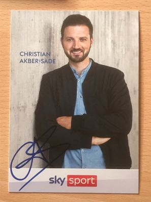 Christian Akber-Sade SKY Autogrammkarte orig signiert Schauspieler Comedy #6354