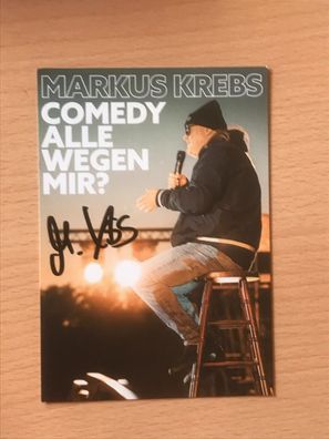 Markus Krebs Autogrammkarte orig signiert Schauspieler Comedy #6285