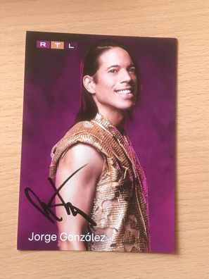 Jorge Gonzalez Autogrammkarte orig signiert Schauspieler Comedy #6305