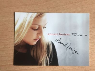Annett Louisan Autogrammkarte orig signiert MUSIK Schlager ROCK POP #6211