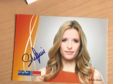 Stefanie Hertel Autogrammkarte orig signiert MUSIK Schlager ROCK POP #6219