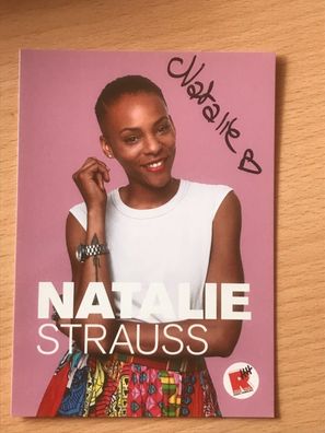 Natalie Strauss Autogrammkarte orig signiert Schauspieler Comedy #6293