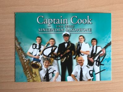 Captain Cook Autogrammkarte orig signiert MUSIK Schlager ROCK POP #6206