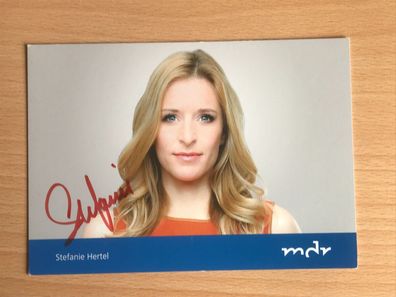 Stefanie Hertel Autogrammkarte orig signiert MUSIK Schlager ROCK POP #6174