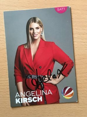 Angelina Kirsch Autogrammkarte orig signiert Schauspieler COMEDY TV #6133