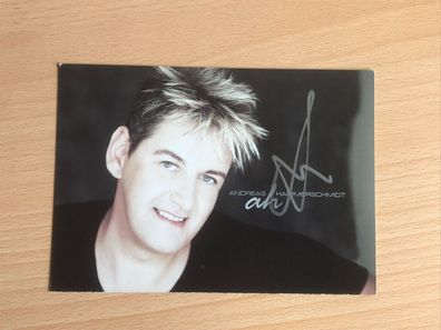 Andreas Hammerschmidt Autogrammkarte orig signiert MUSIK Schlager ROCK POP #6183