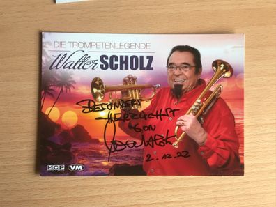 Walter Scholz Autogrammkarte orig signiert MUSIK Schlager ROCK POP #6182